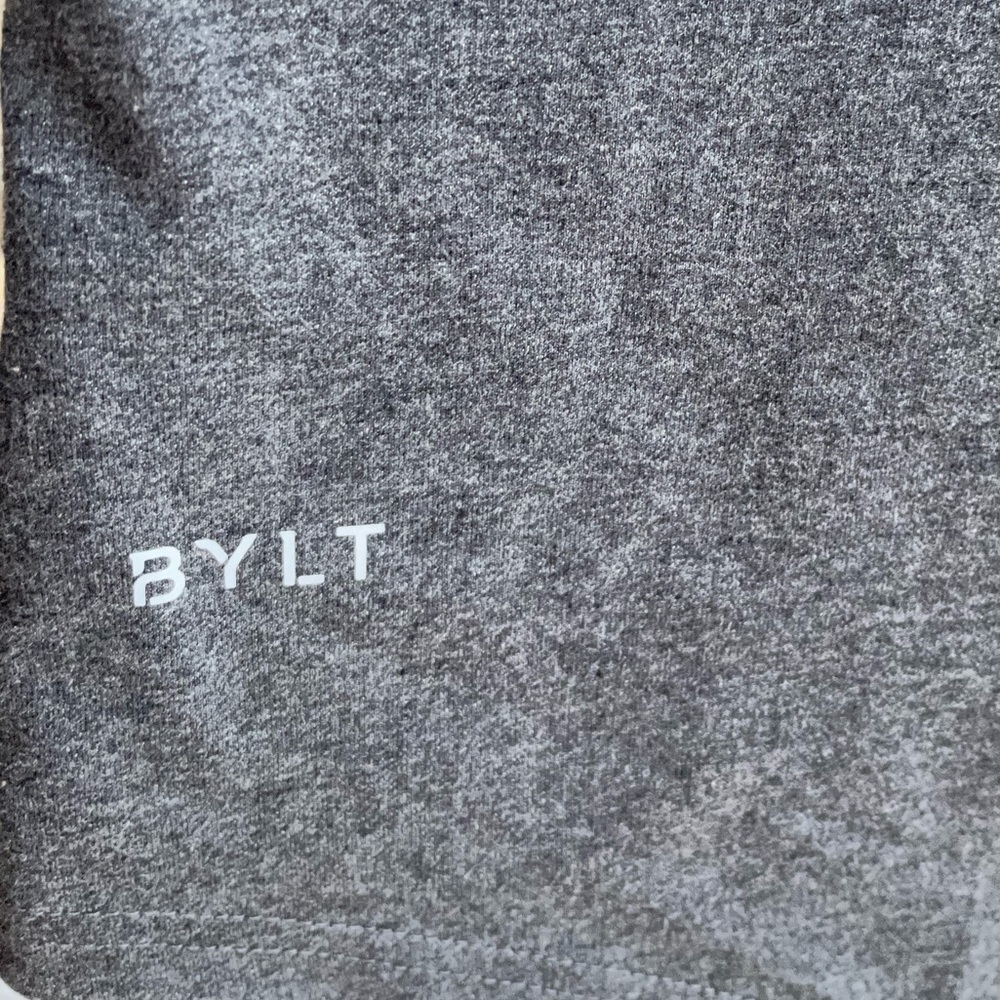 Medium Gray Bylt Basics Tank Top With Pastel Pink… - image 3